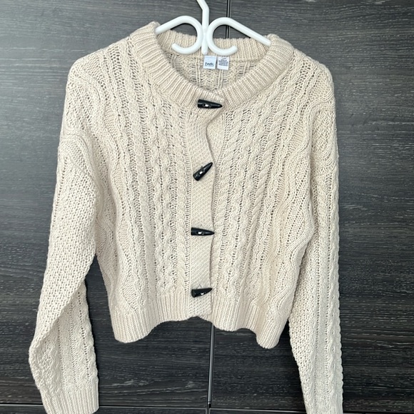 twik Sweaters - NWOT Twik By Simons Non Itchy Crop Fisherman Cardigan Med